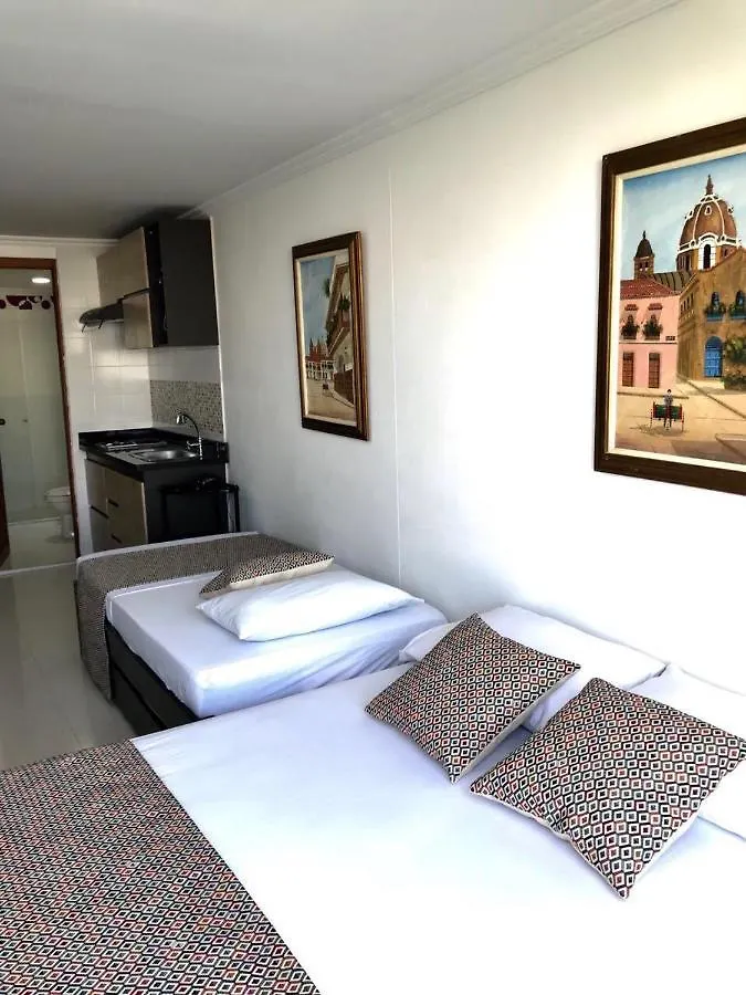 Comodo Apartaestudio, En Cartagena Sector El Laguito 0*,